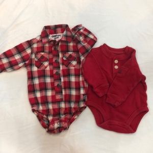 6 month OshKosh B’gosh shirts